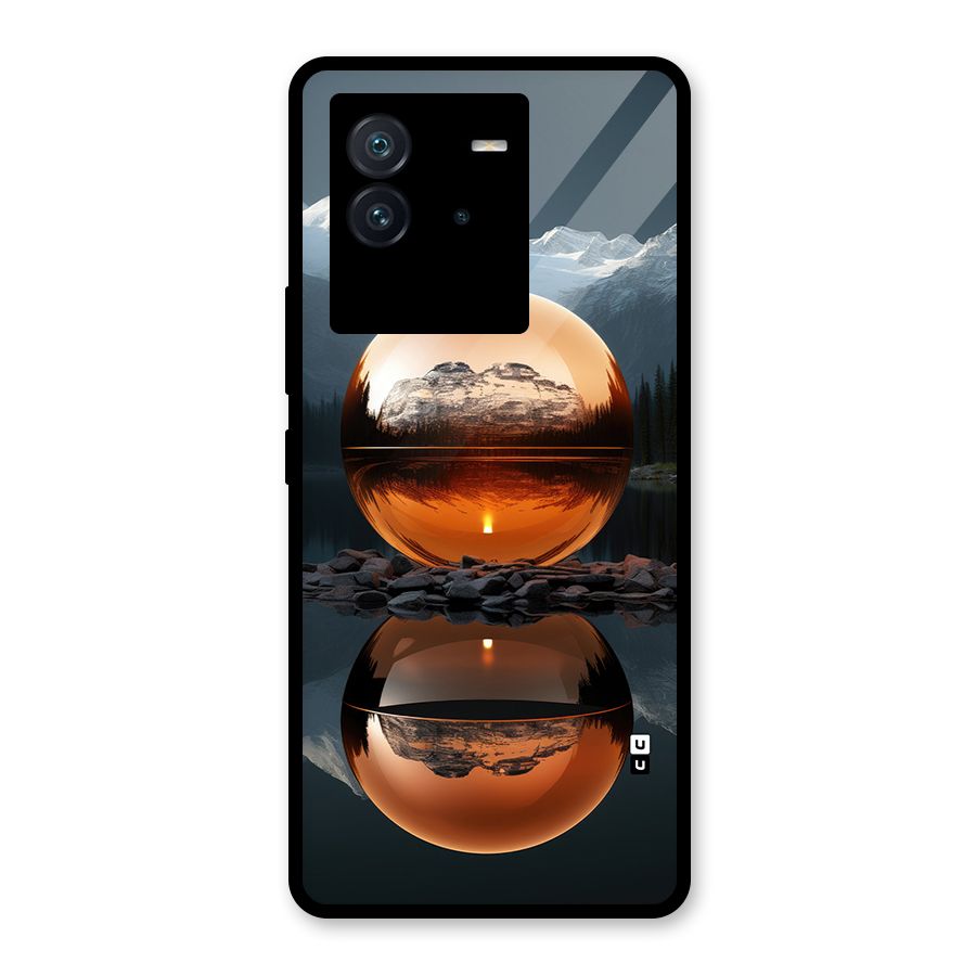 Metal Moon Glass Back Case for Vivo iQOO Neo 6 5G