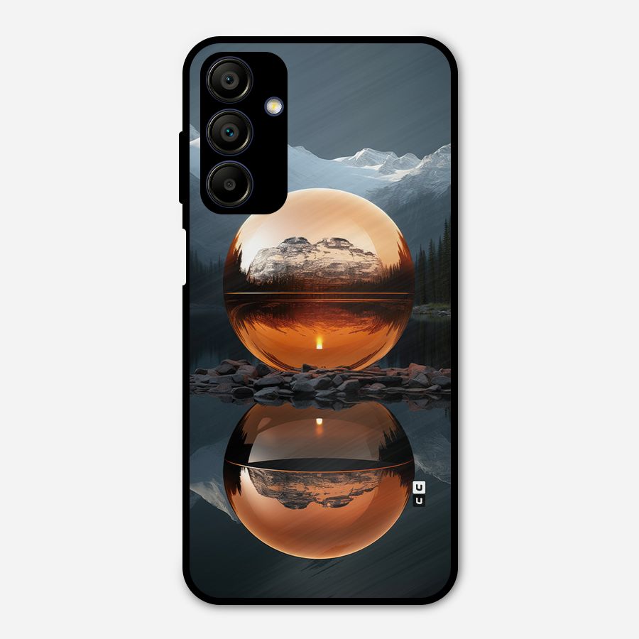 Metal Moon Metal Back Case for Galaxy A15 5G