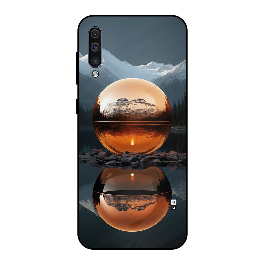 Metal Moon Metal Back Case for Galaxy A50