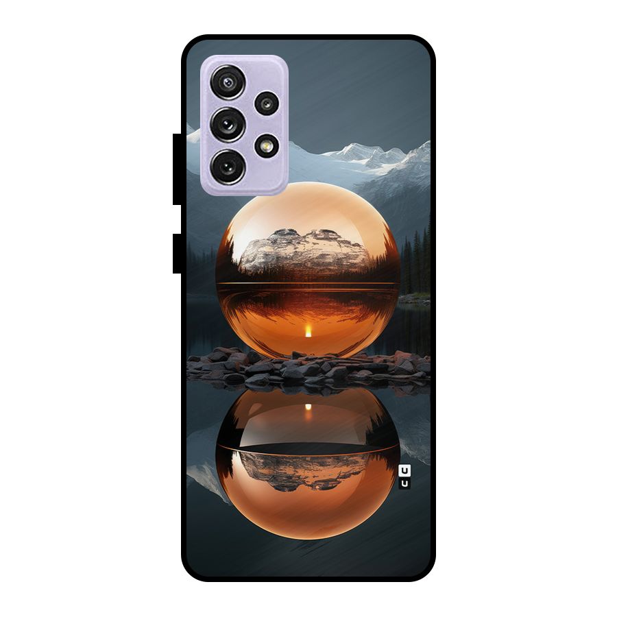 Metal Moon Metal Back Case for Galaxy A72