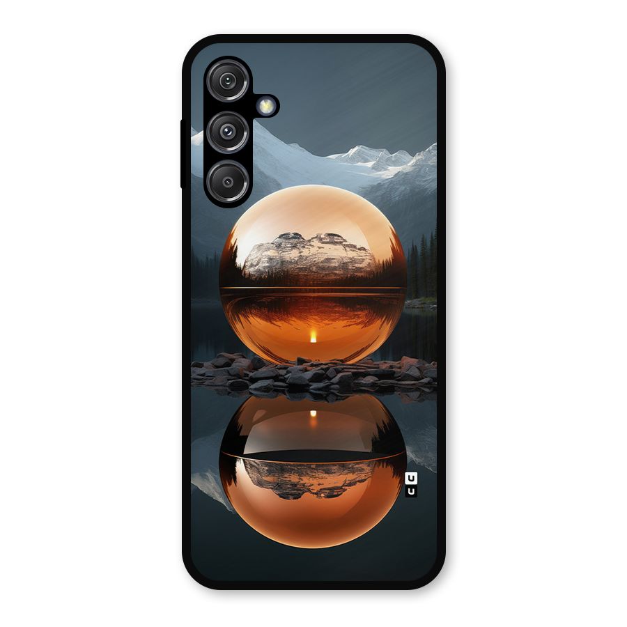 Metal Moon Metal Back Case for Galaxy M34 5G