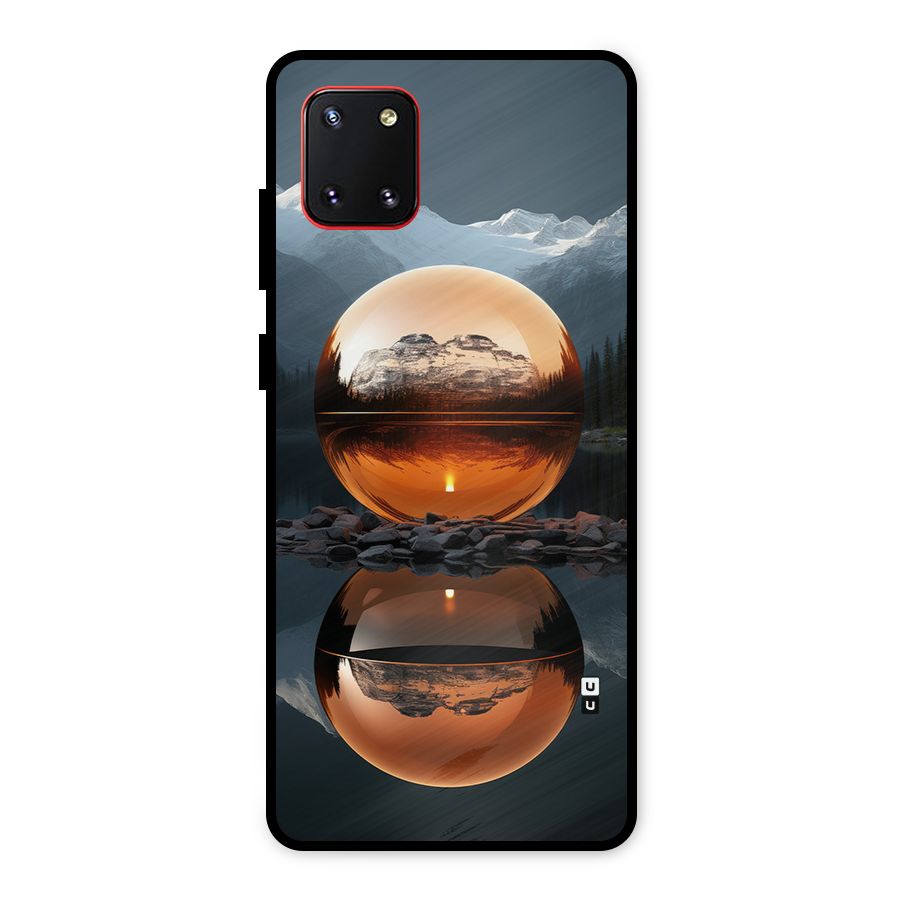 Metal Moon Metal Back Case for Galaxy Note 10 Lite