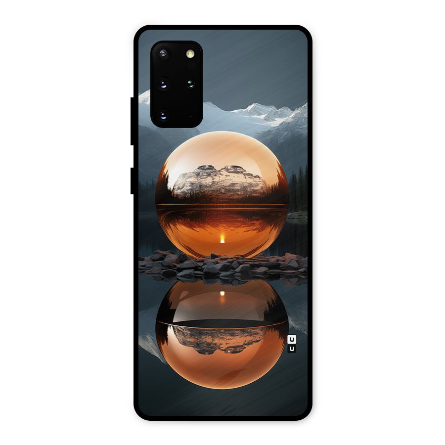 Metal Moon Metal Back Case for Galaxy S20 Plus