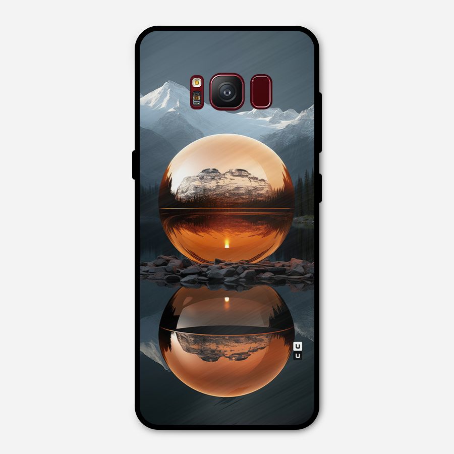 Metal Moon Metal Back Case for Galaxy S8