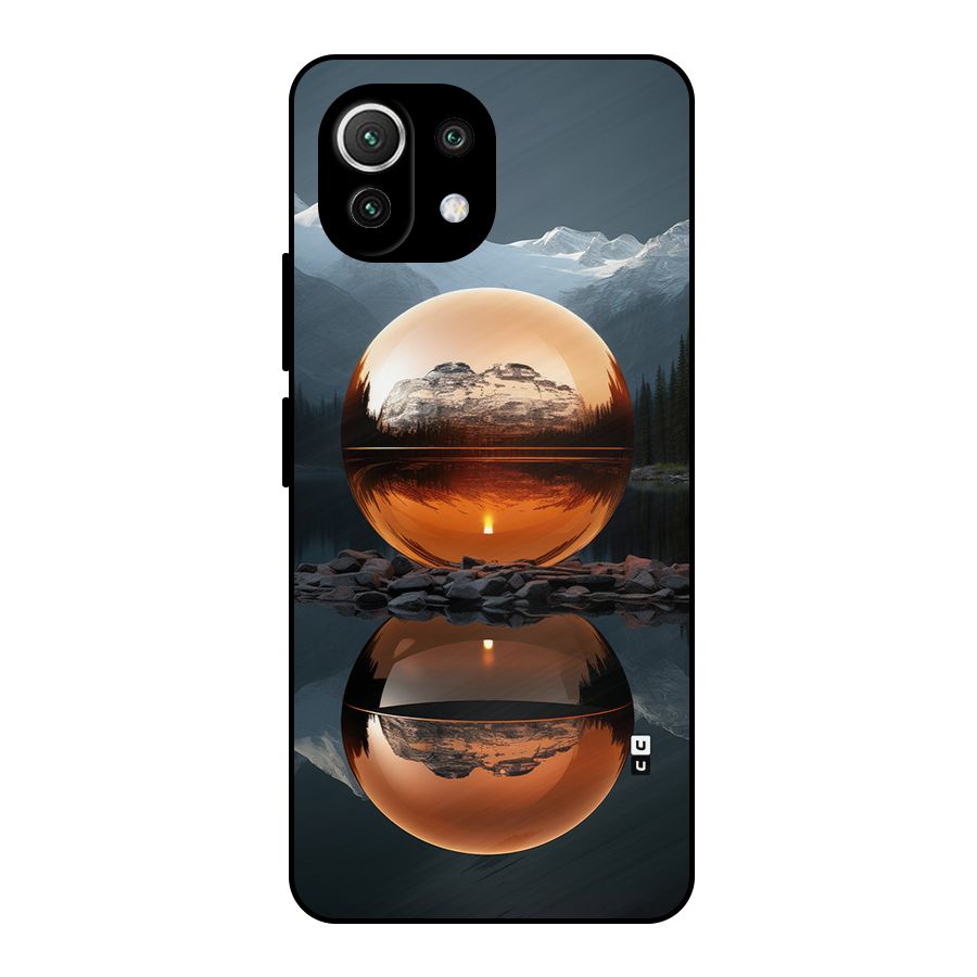 Metal Moon Metal Back Case for Mi 11 Lite