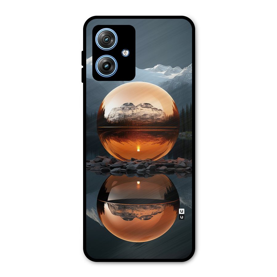 Metal Moon Metal Back Case for Moto G54