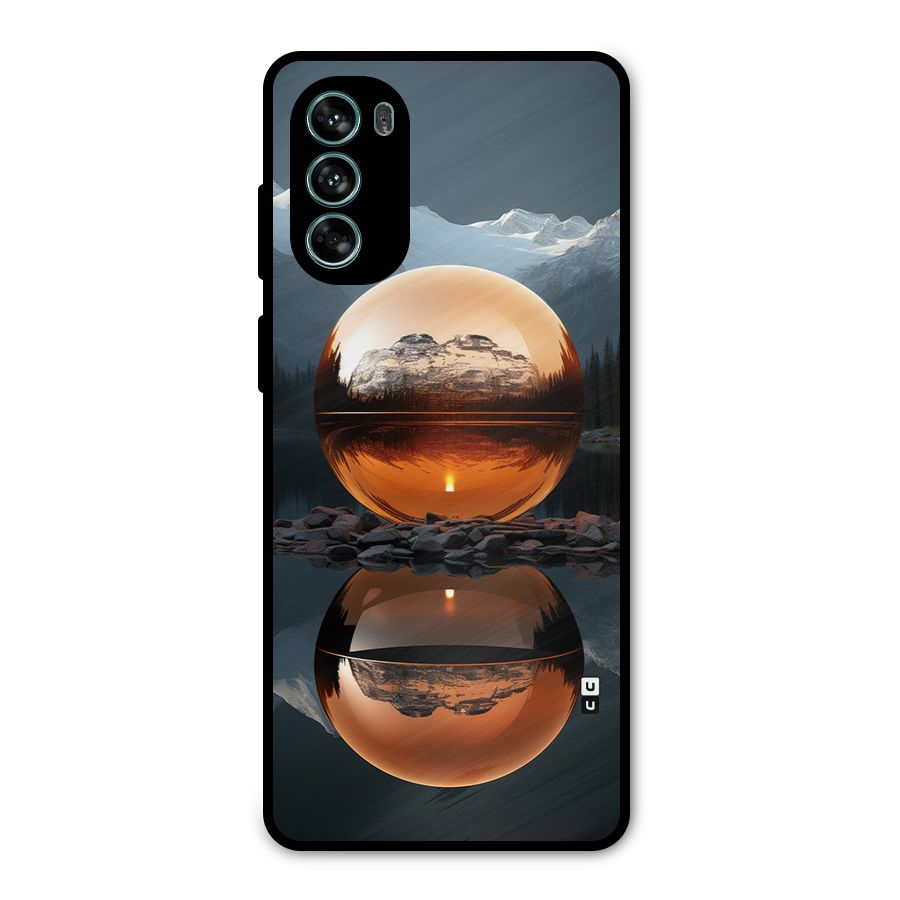 Metal Moon Metal Back Case for Moto G62