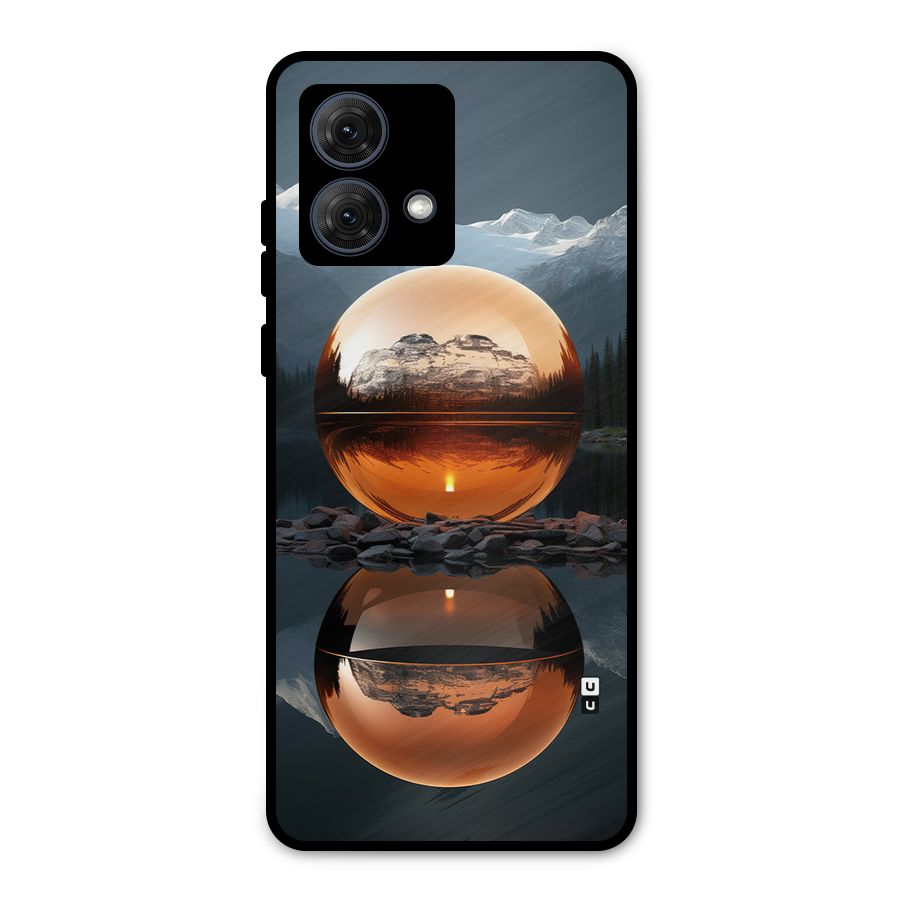 Metal Moon Metal Back Case for Moto G84