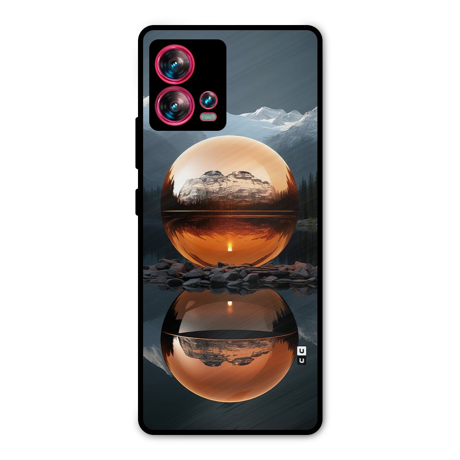 Metal Moon Metal Back Case for Motorola Edge 30 Fusion