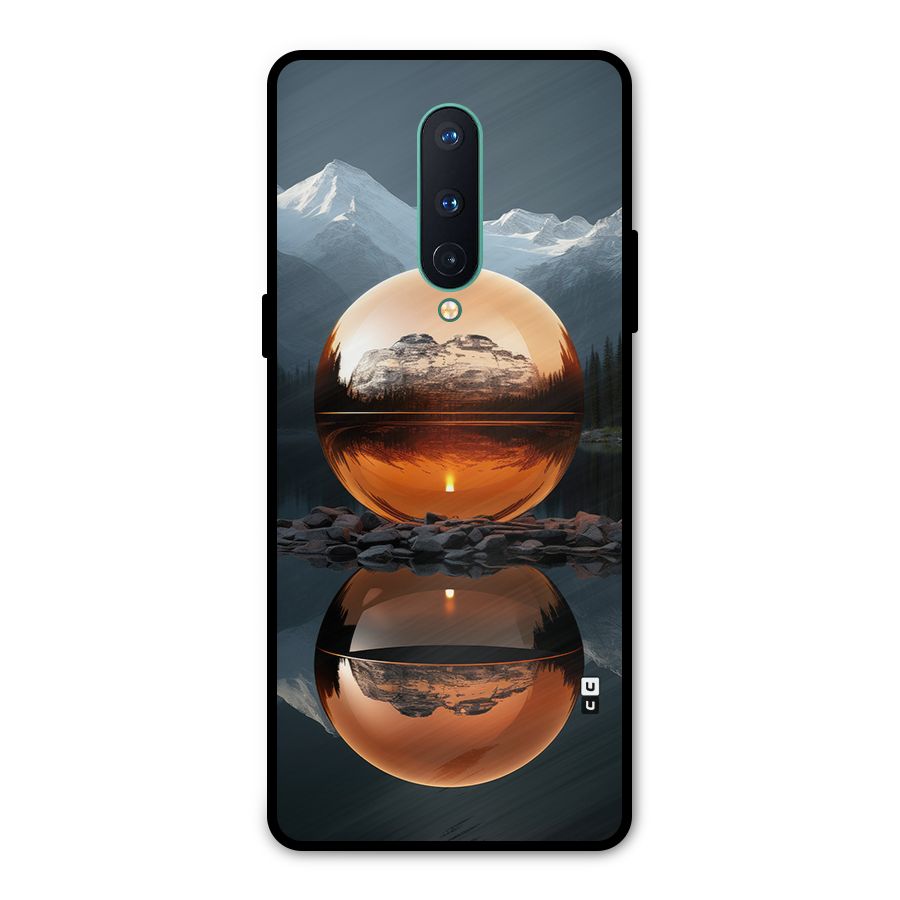 Metal Moon Metal Back Case for OnePlus 8