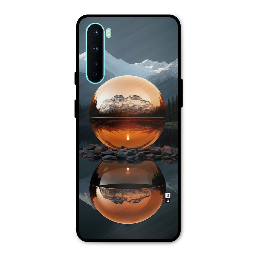Metal Moon Metal Back Case for OnePlus Nord