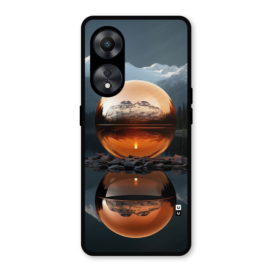 Metal Moon Metal Back Case for Oppo A78