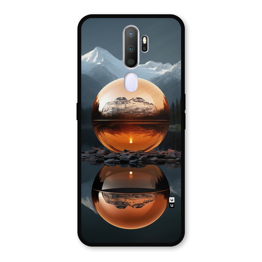 Metal Moon Metal Back Case for Oppo A9 (2020)