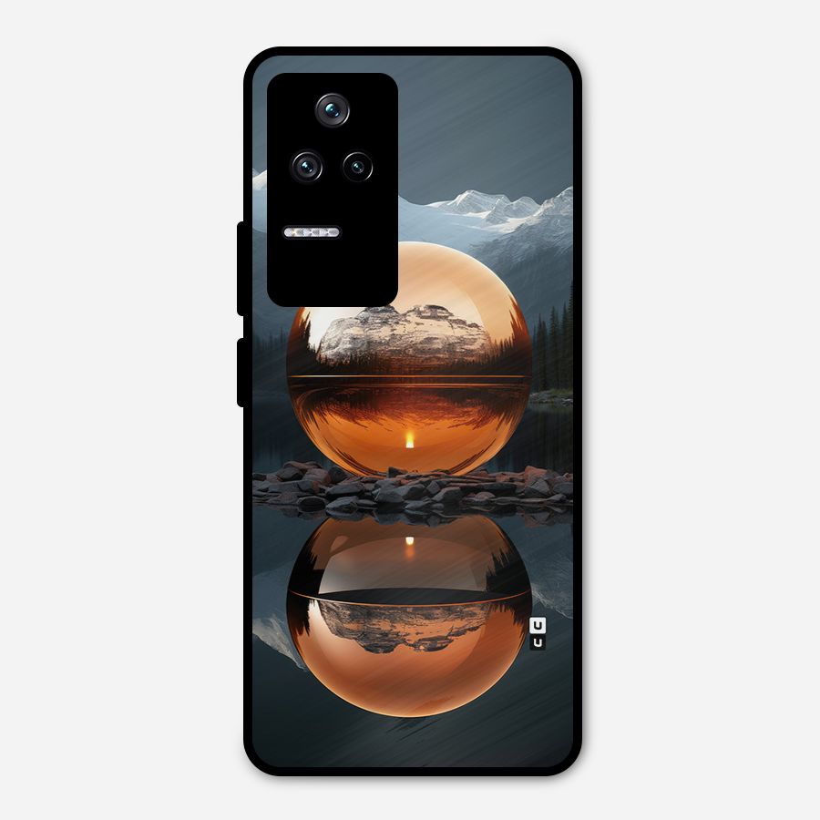 Metal Moon Metal Back Case for Poco F4 5G