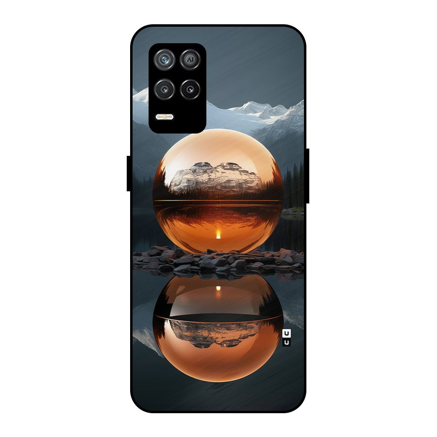 Metal Moon Metal Back Case for Realme 8s 5G