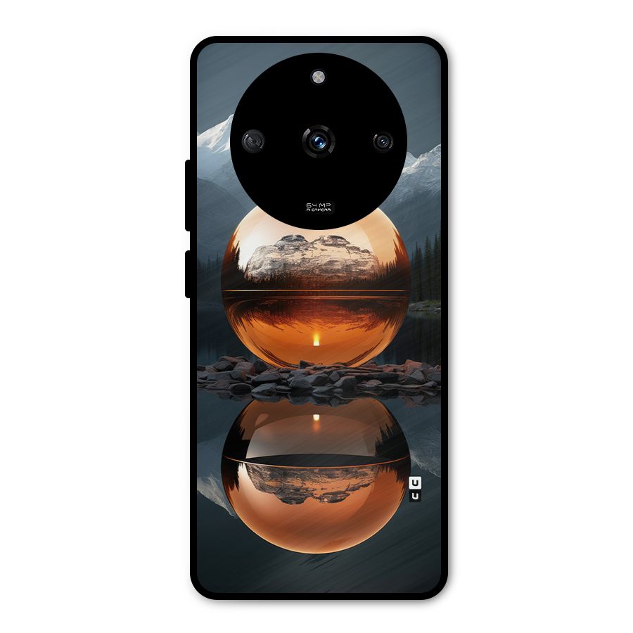 Metal Moon Metal Back Case for Realme Narzo 60 5G
