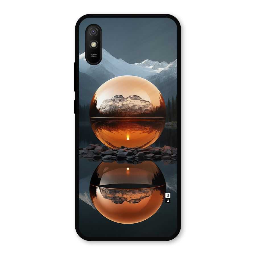 Metal Moon Metal Back Case for Redmi 9i