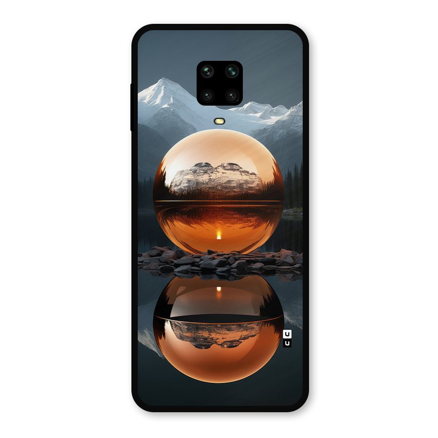 Metal Moon Metal Back Case for Redmi Note 9 Pro Max