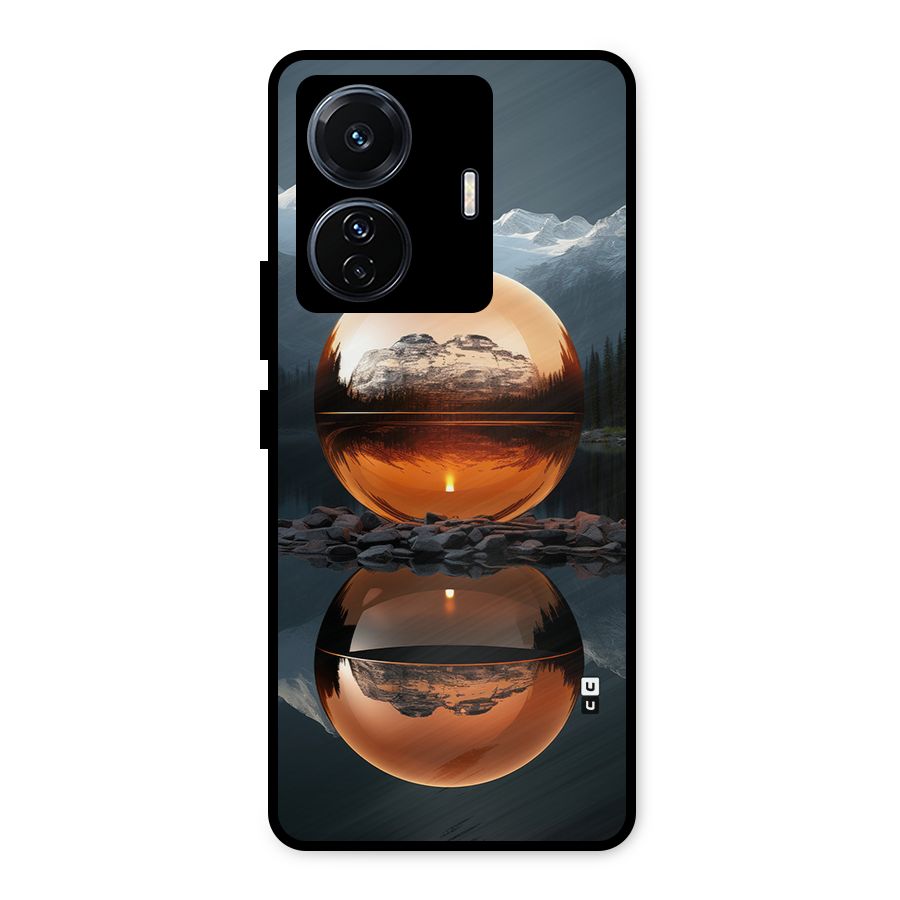 Metal Moon Metal Back Case for Vivo T1 Pro