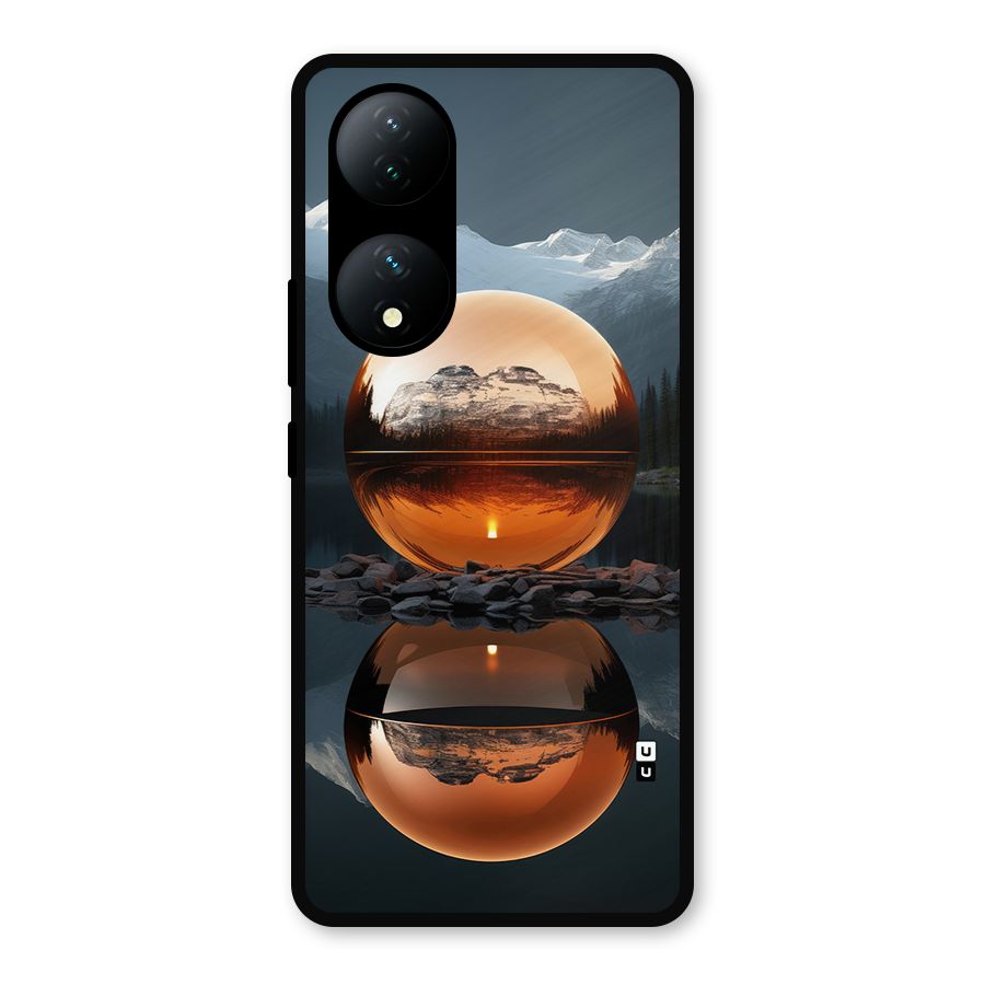 Metal Moon Metal Back Case for Vivo T2