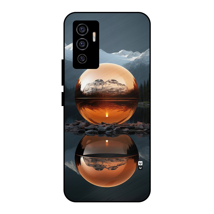 Metal Moon Metal Back Case for Vivo V23e