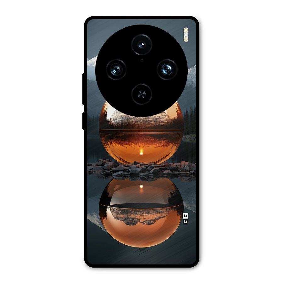 Metal Moon Metal Back Case for Vivo X100 Pro