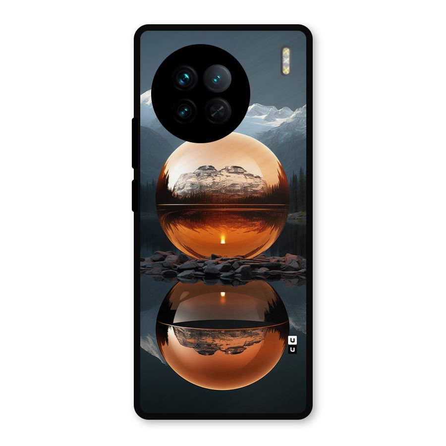 Metal Moon Metal Back Case for Vivo X90