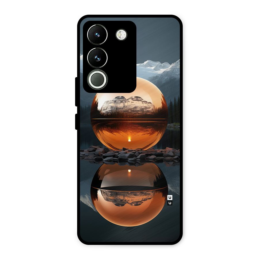 Metal Moon Metal Back Case for Vivo Y200