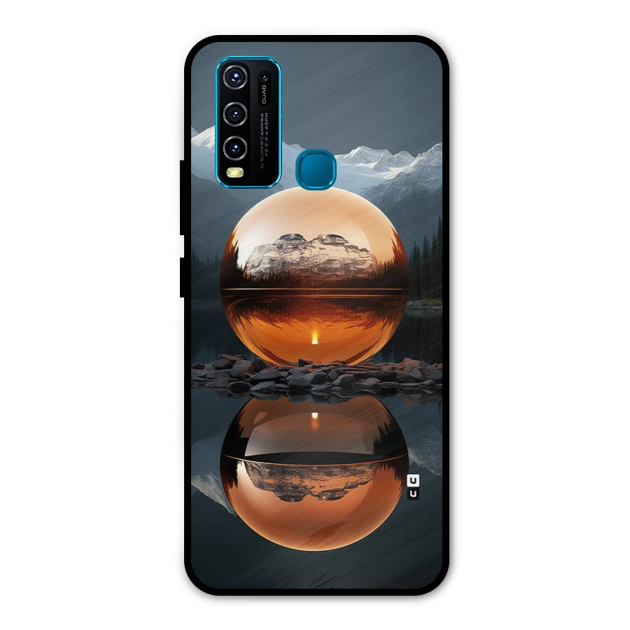 Metal Moon Metal Back Case for Vivo Y30