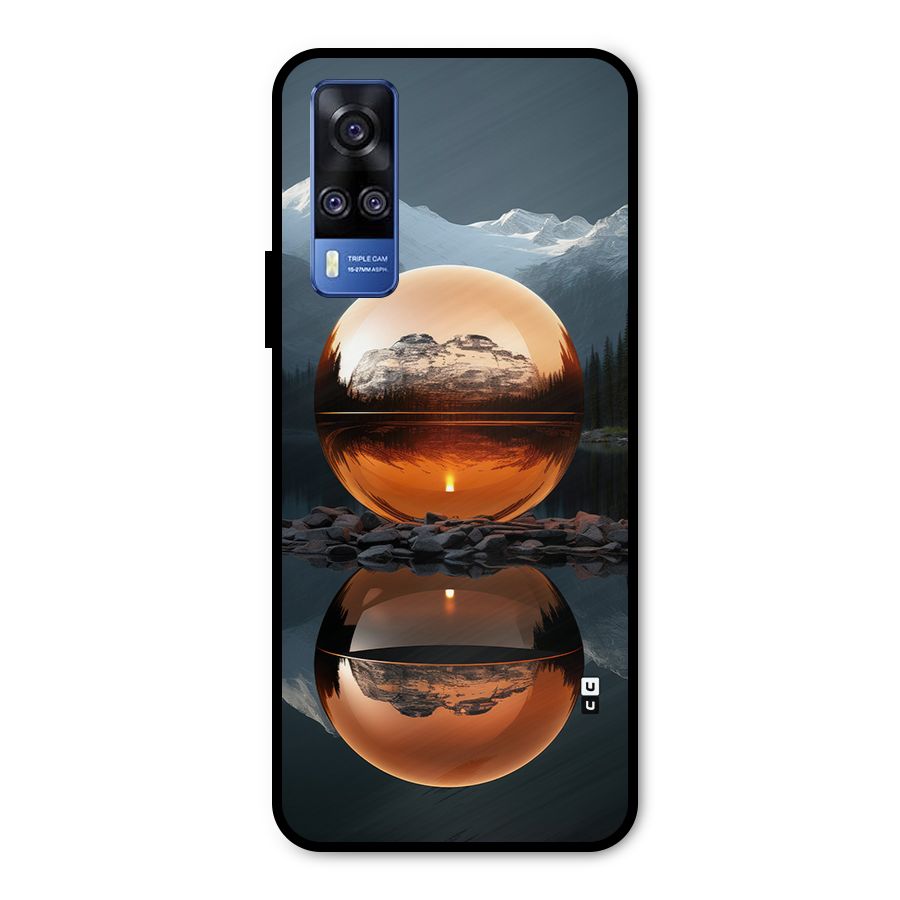Metal Moon Metal Back Case for Vivo Y31