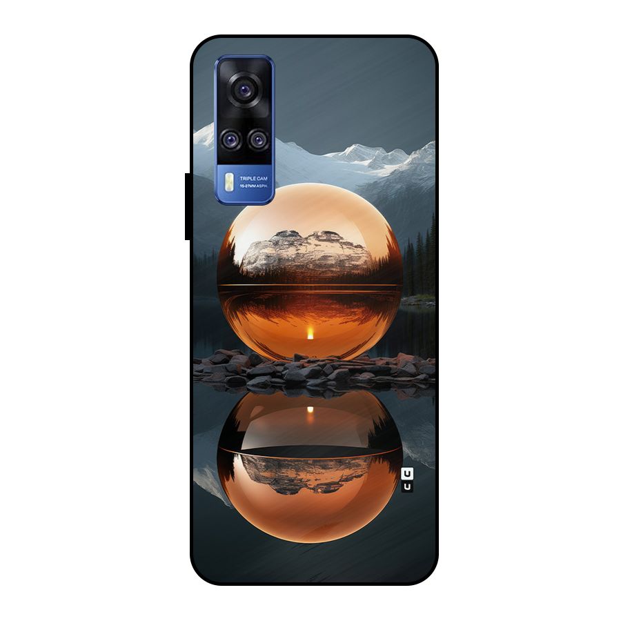 Metal Moon Metal Back Case for Vivo Y51