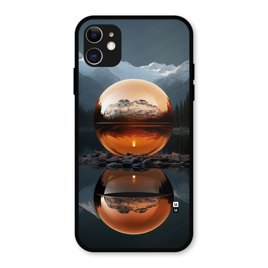 Metal Moon Metal Back Case for iPhone 11