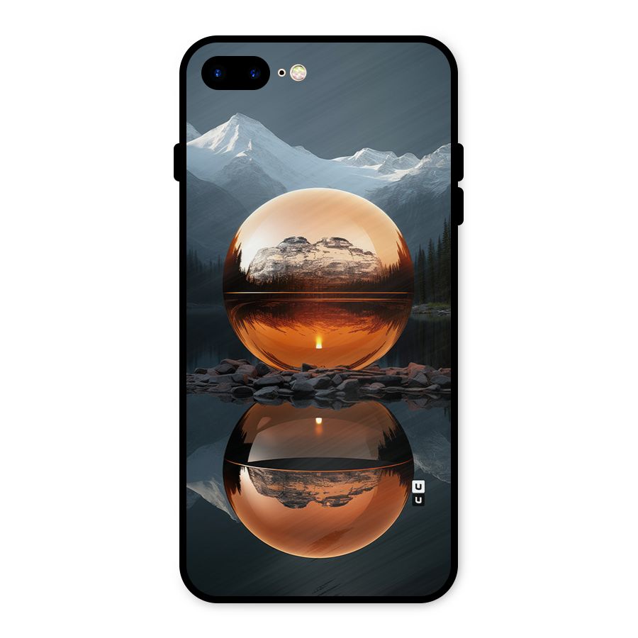 Metal Moon Metal Back Case for iPhone 7 Plus
