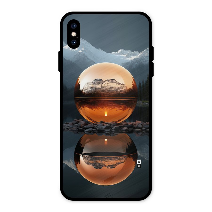 Metal Moon Metal Back Case for iPhone XS Max