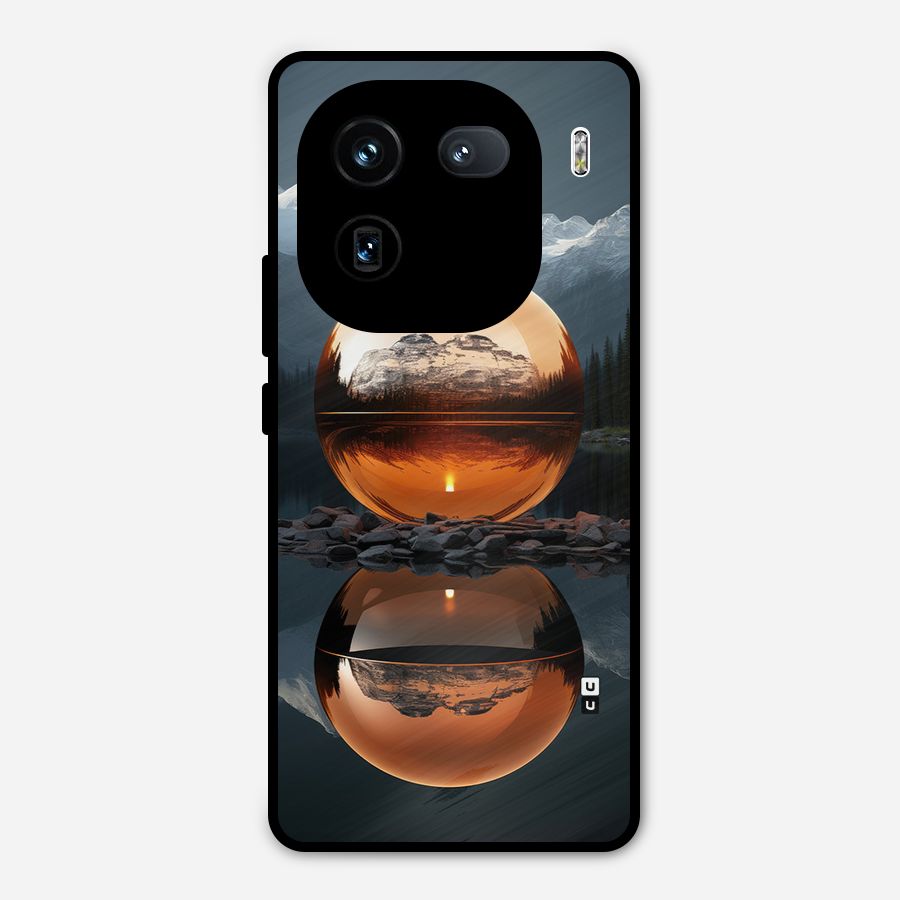Metal Moon Metal Back Case for iQOO 12