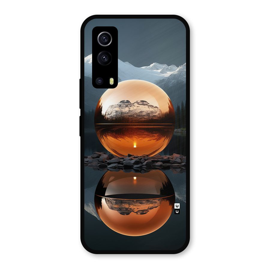 Metal Moon Metal Back Case for iQOO Z3
