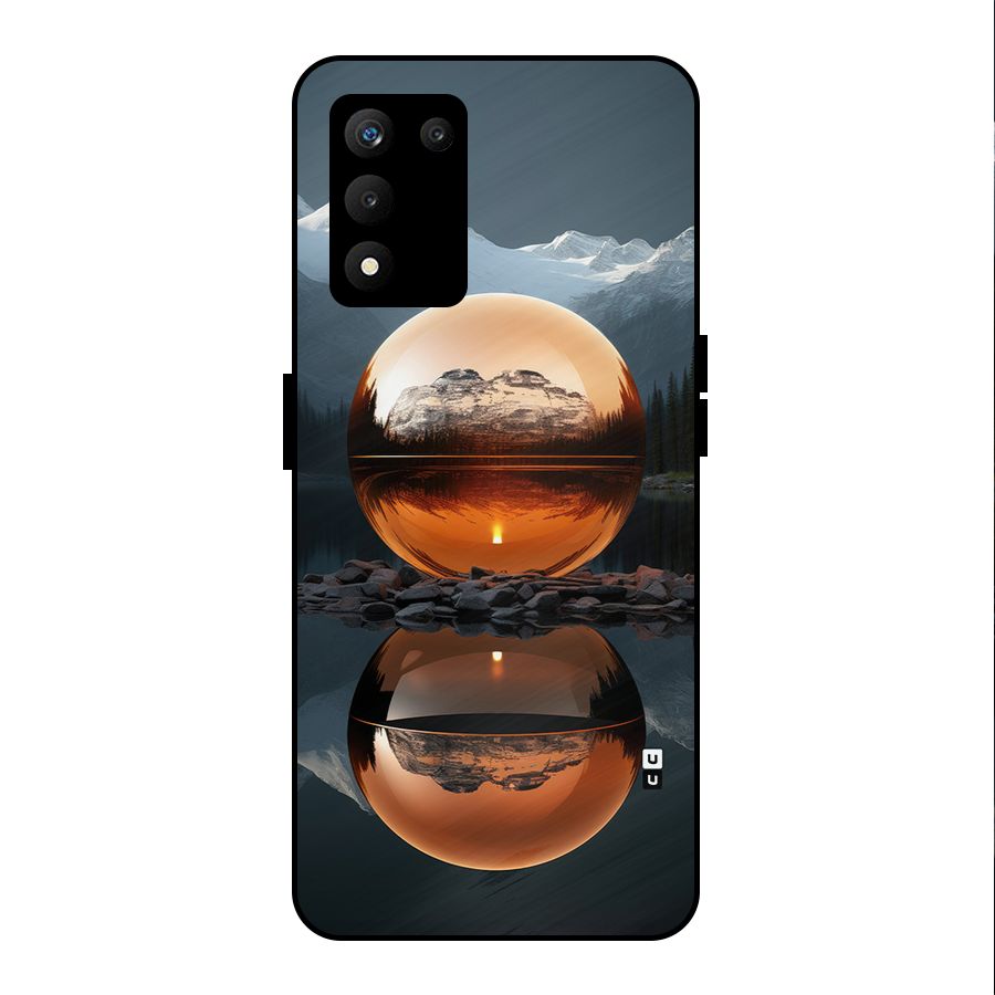 Metal Moon Metal Back Case for realme 9 5G SE