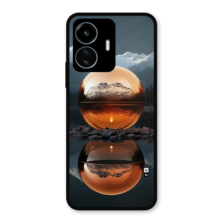 Metal Moon Metal Back Case for vivo iQOO Z6 Lite 5G