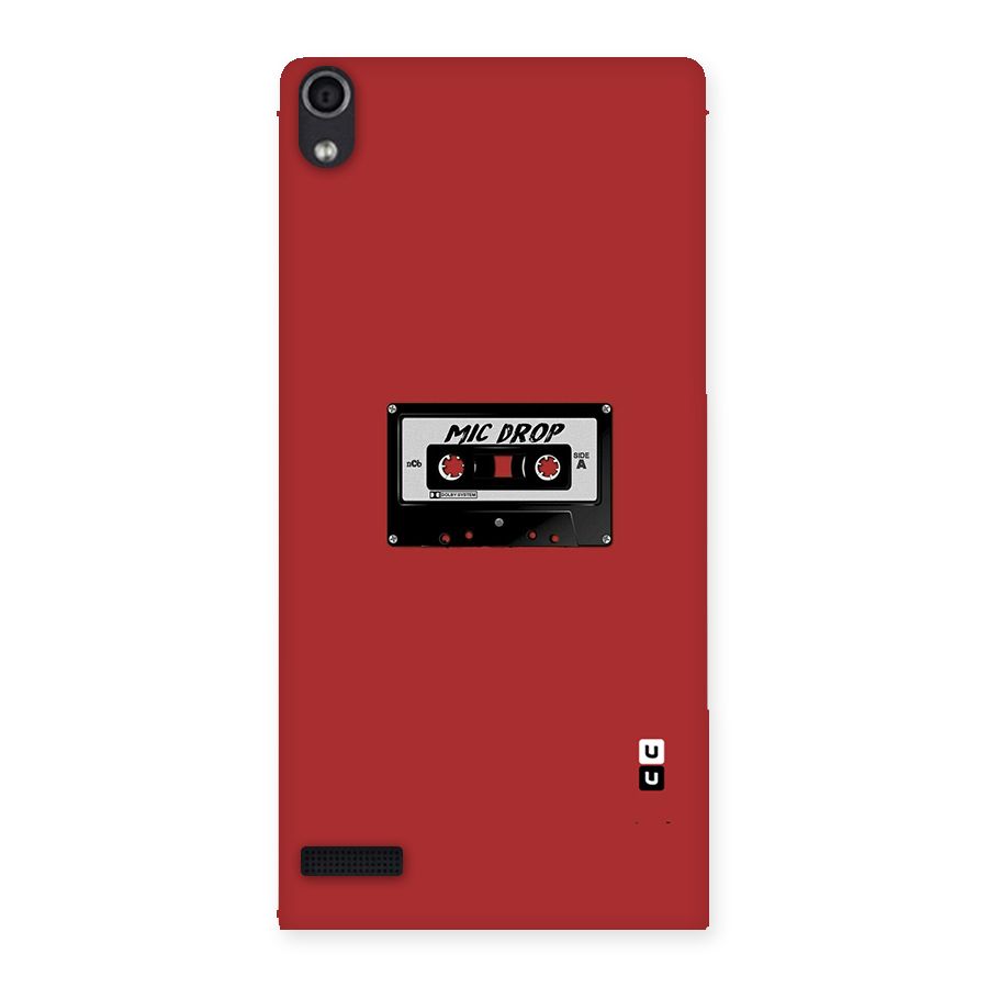 Mic Drop Cassette Minimalistic Back Case for Ascend P6