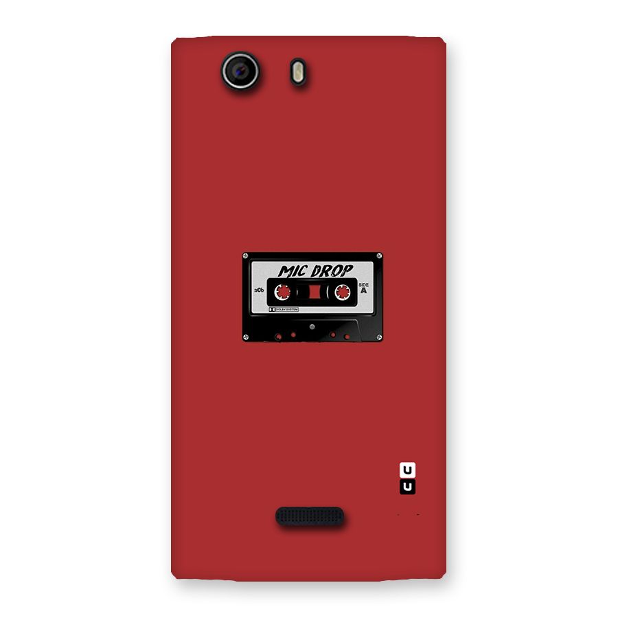Mic Drop Cassette Minimalistic Back Case for Canvas Nitro 2 E311