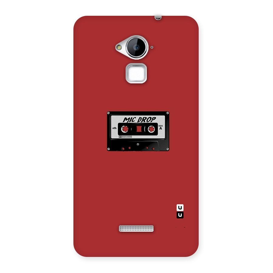 Mic Drop Cassette Minimalistic Back Case for Coolpad Note 3