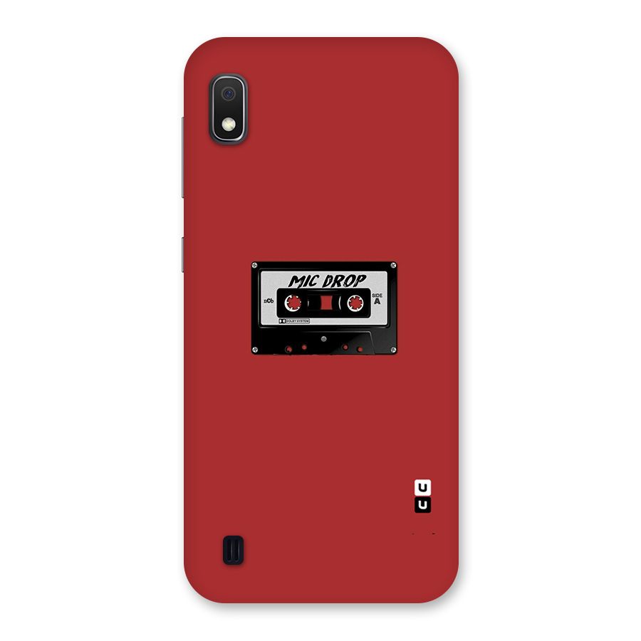 Mic Drop Cassette Minimalistic Back Case for Galaxy A10