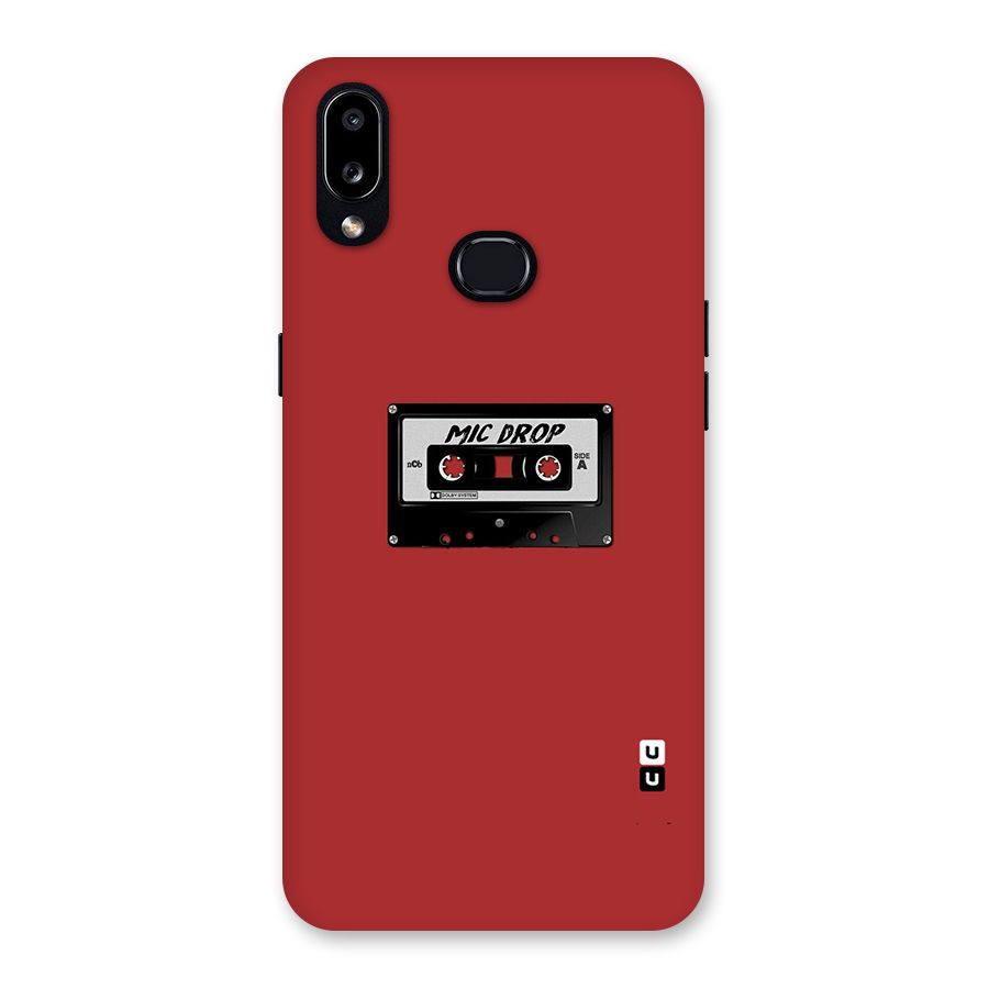 Mic Drop Cassette Minimalistic Back Case for Galaxy A10s