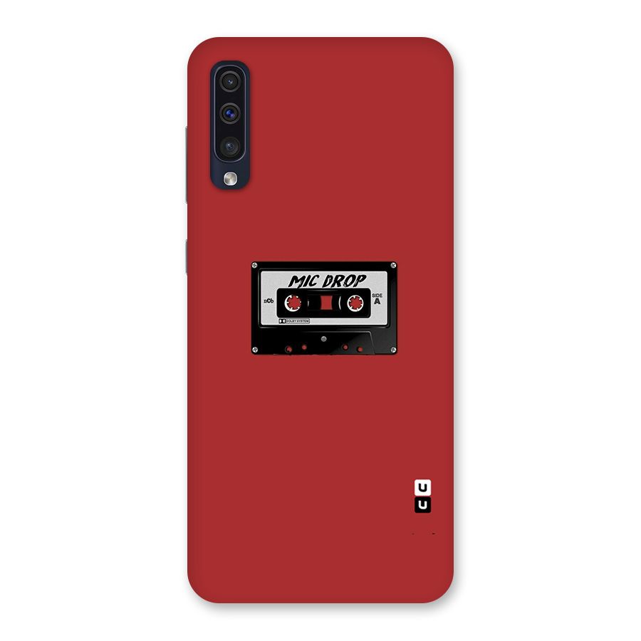 Mic Drop Cassette Minimalistic Back Case for Galaxy A50