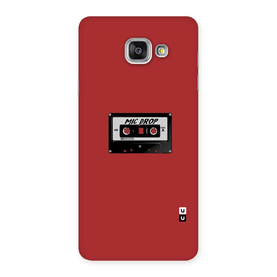 Mic Drop Cassette Minimalistic Back Case for Galaxy A7 2016