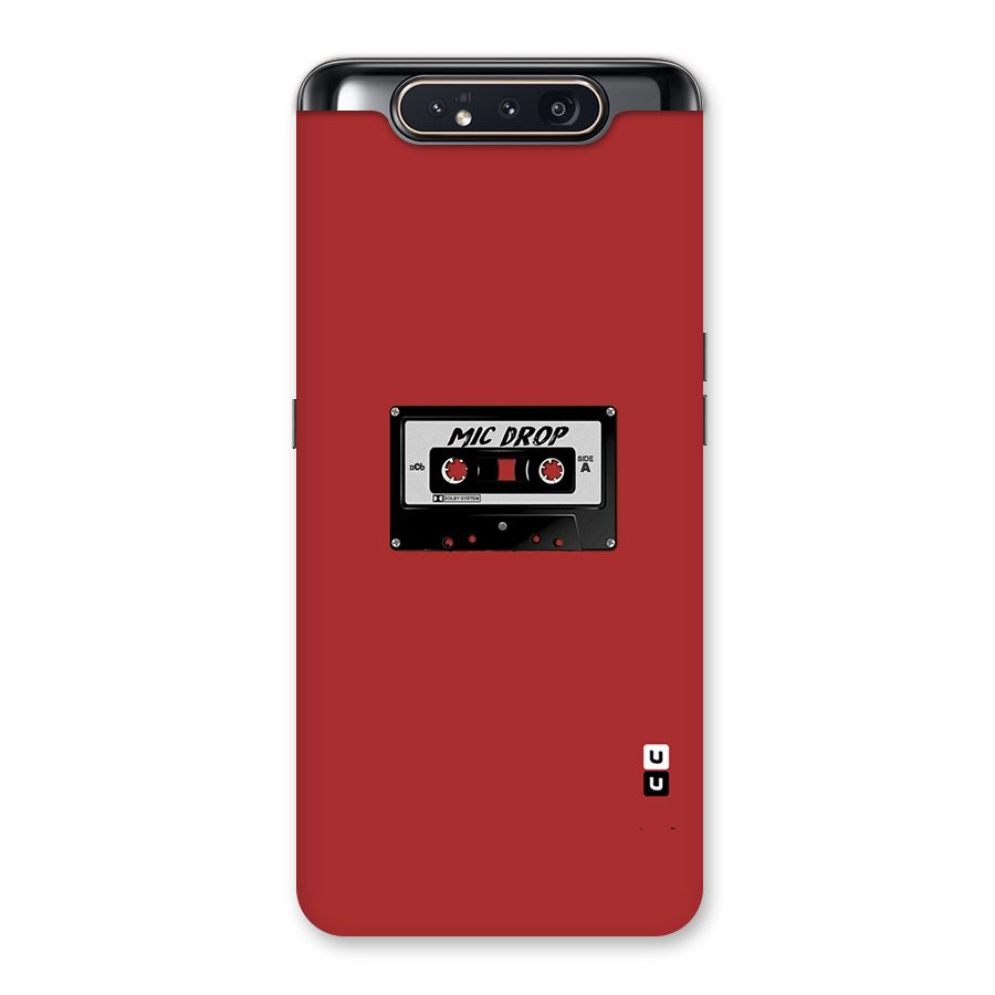Mic Drop Cassette Minimalistic Back Case for Galaxy A80
