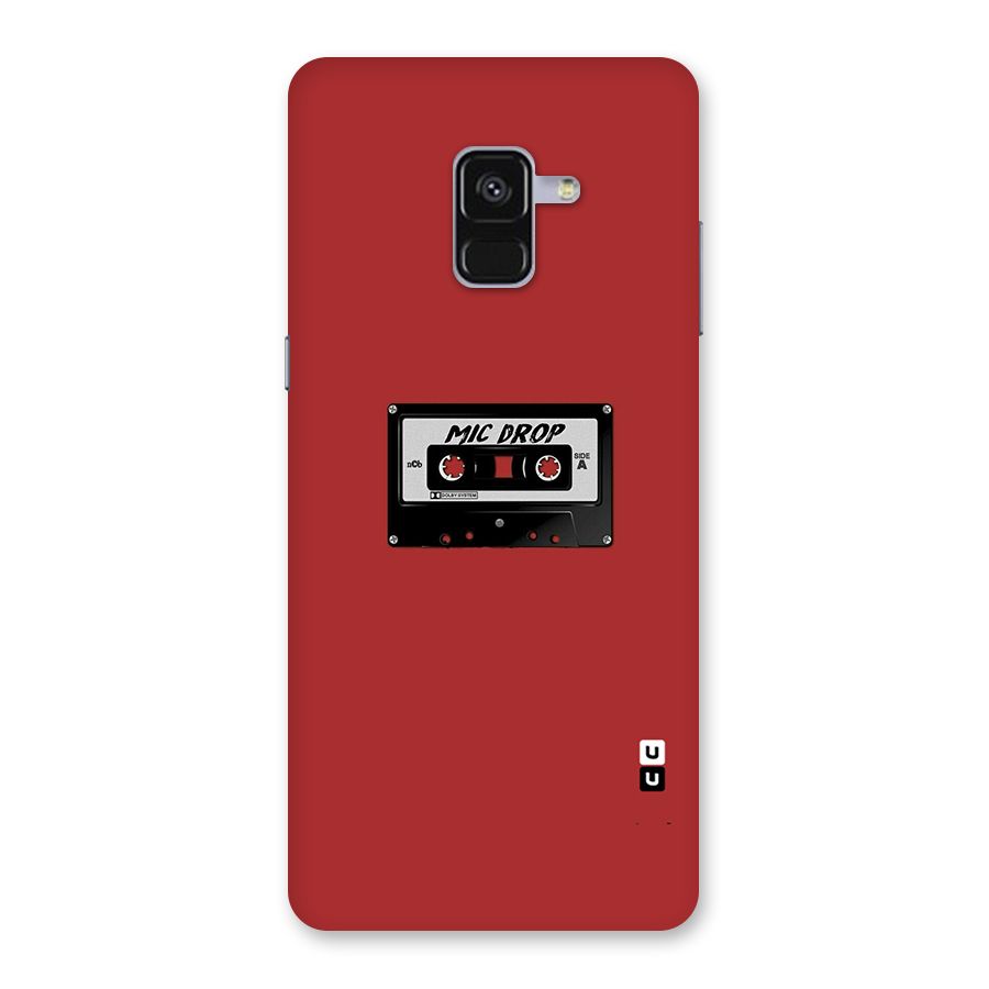 Mic Drop Cassette Minimalistic Back Case for Galaxy A8 Plus