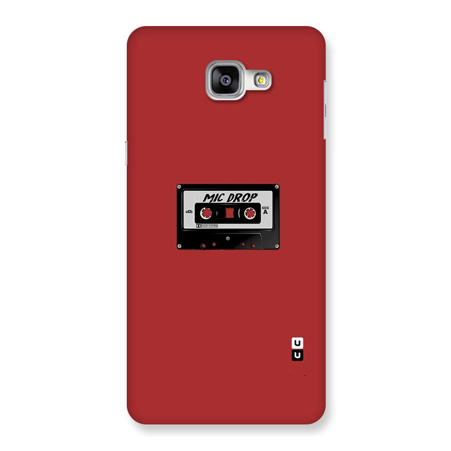 Mic Drop Cassette Minimalistic Back Case for Galaxy A9