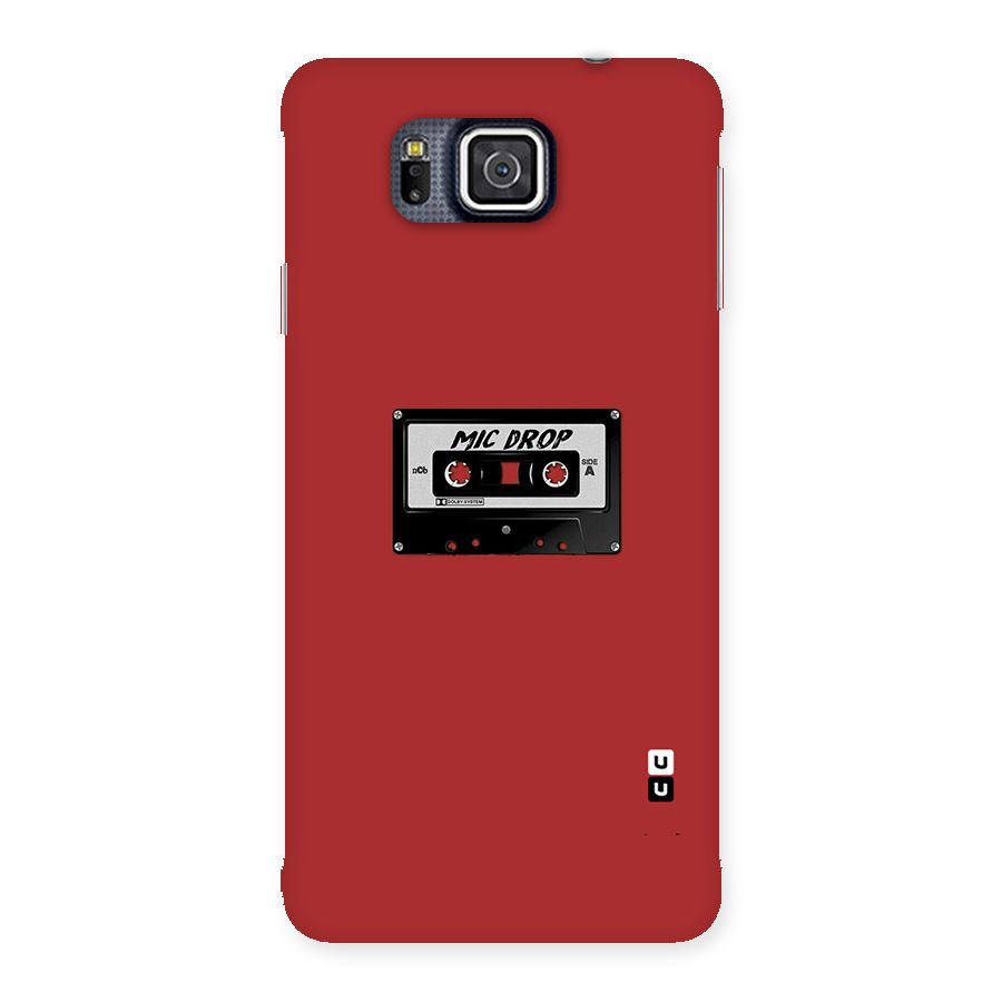 Mic Drop Cassette Minimalistic Back Case for Galaxy Alpha