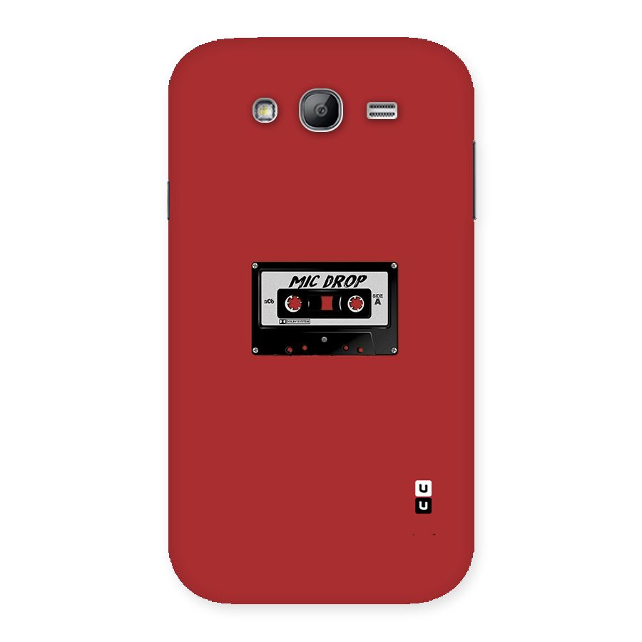 Mic Drop Cassette Minimalistic Back Case for Galaxy Grand